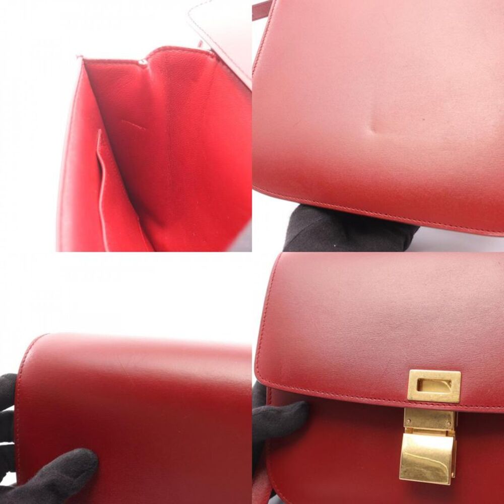 Celine Classic Box Medium Leather Shoulder Bag - Picture 9 of 10